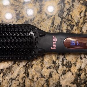 L'ange Black Heated Straightening Brush